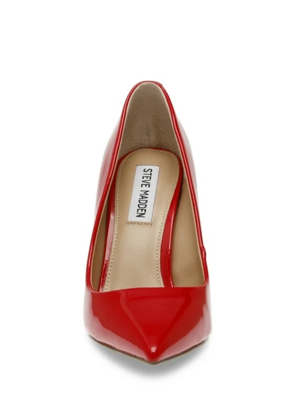 Red Patent Pointed-Toe Stiletto Pump